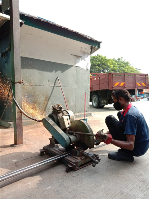 Cut to length for steel tubes (Manual)