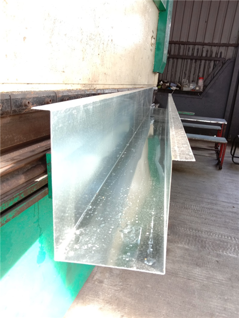 Steel Plate Bending - Gutter